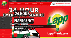 Desktop Screenshot of lappelectric.com